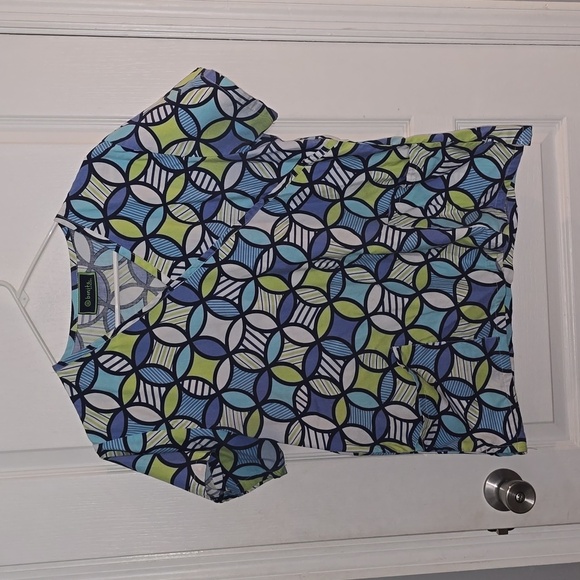 Bonita Scrub Women's Large Short Sleeve Scrub Top Shirt - Picture 1 of 3
